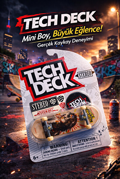 Cici Oyuncak Tech Deck Parmak Kaykay Orijinal Fingerboard Stereo Bryce Wettst...