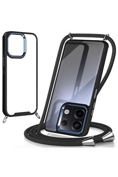 Orso Θήκη Shield Κορδόνι Clear Black Poco X6 Pro 5G