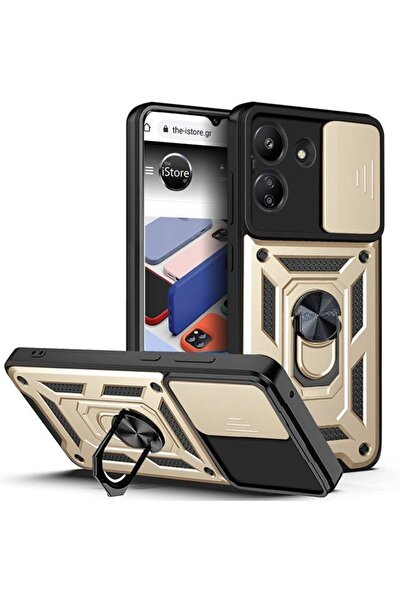 Orso Θήκη Combo Kickstand Slide Camera Gold Xiaomi Redmi 13C