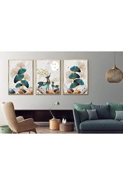 Vivense GOLDEN TABLO SETİ, 50X70
