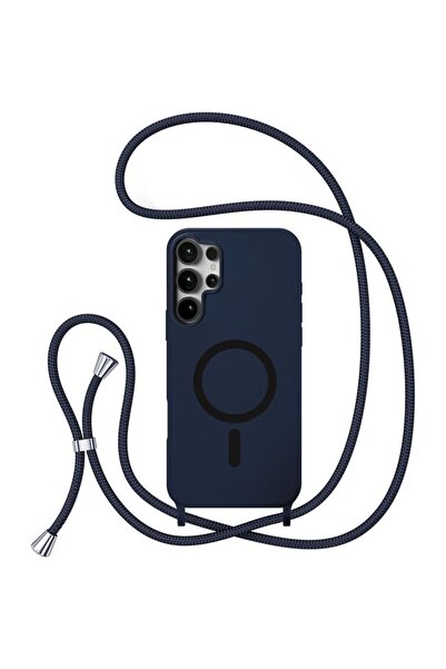 Orso Θήκη Soft TPU Κορδόνι Magsafe Blue Samsung Galaxy S25 Ultra