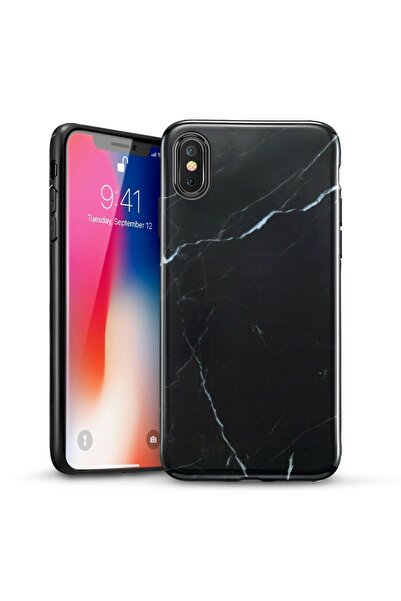 ESR iPhone X/Xs Μαλακό Μάρμαρο Μαύρο (4894240054697)