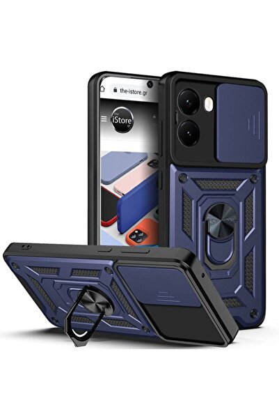 Orso Θήκη Combo Kickstand Slide Camera Blue Poco X7 Pro 5G