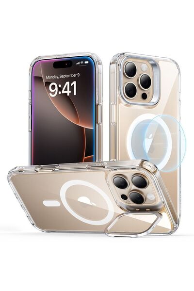 ESR Θήκη Classic Hybrid με Stash Stand HaloLock MagSafe Clear iPhone 16 Pro