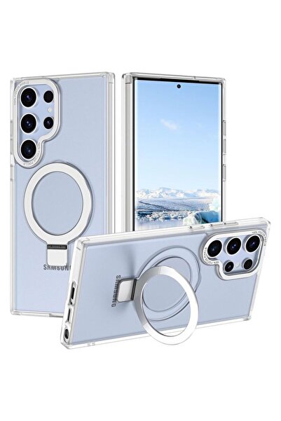Orso Θήκη Ostand Hybrid Focus Frosted Clear Samsung Galaxy S25 Ultra