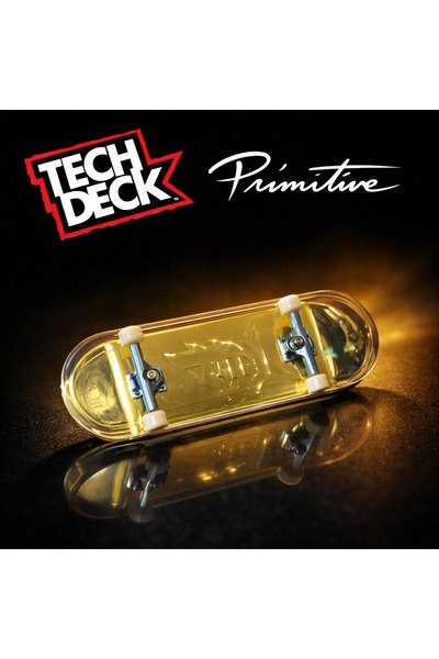 Cici Oyuncak Tech Deck Primitive Fingerboard Mini Kaykay – Şeffaf Altın Renk ...