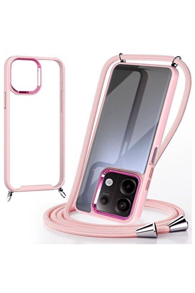 Orso Θήκη Shield Κορδόνι Clear Rose Xiaomi Redmi Note 13 Pro 5G