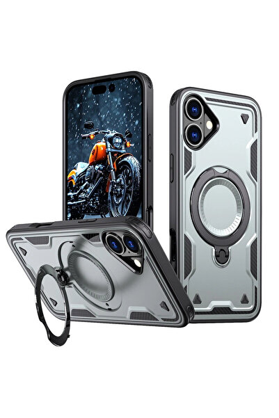 Orso Θήκη Buffer Ostand Armor Grey Poco X7 Pro 5G