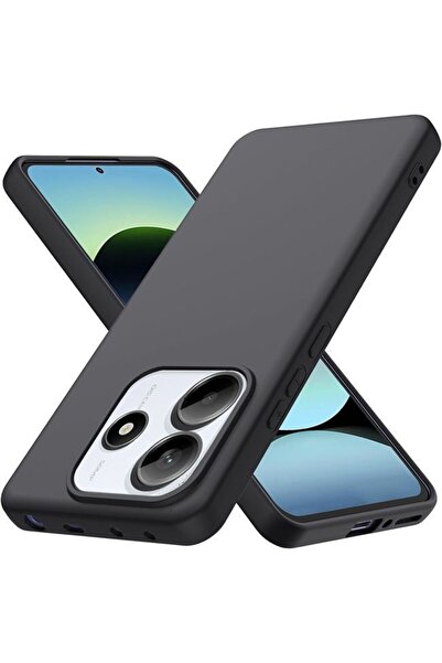 Orso Θήκη Rubber Μετάξι Black για Xiaomi Redmi Note 14 5G