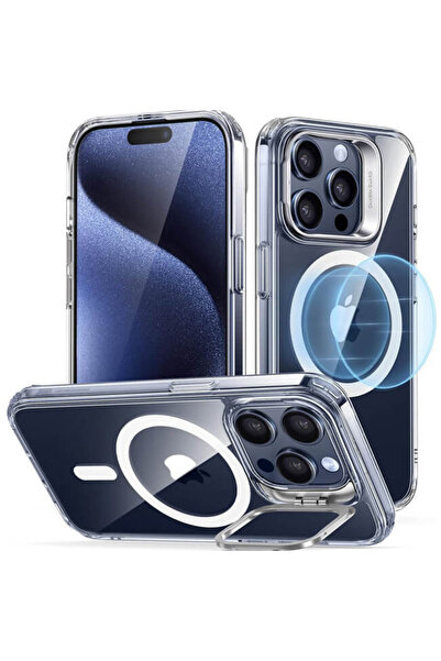 ESR Θήκη Classic Hybrid με Stash Stand HaloLock MagSafe Clear iPhone 15 Pro