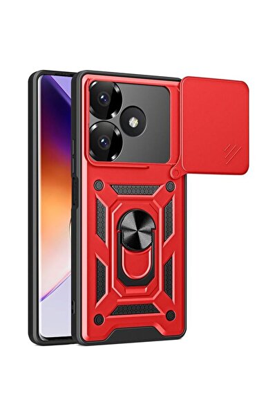 Orso Θήκη Combo Kickstand Slide Camera Red Xiaomi Redmi 13