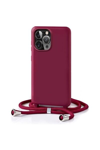 Orso Θήκη Soft TPU Κορδόνι Wine iPhone 11 Pro Max