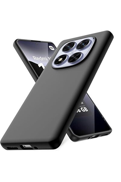 Orso Θήκη Rubber Μετάξι Black Poco X7 5G