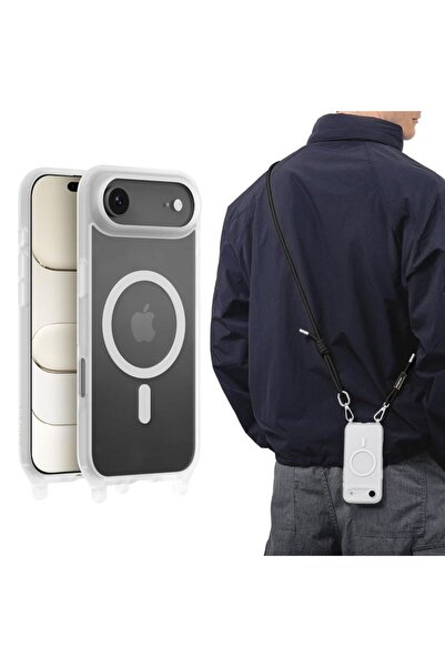 MagEasy Θήκη Roar M with Lanyard Magsafe Transparent iPhone Air