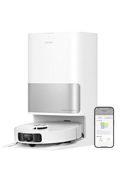 Dreame Robot de aspirare cu mop L10S Ultra RLL32SE, 5.300Pa, 0.35l, 240 de mi...