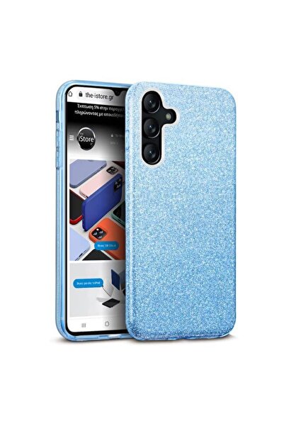 Orso Θήκη Hybrid Strass Blue Samsung Galaxy A55 5G
