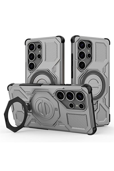 Orso Θήκη Ostand Hybrid Clear Black Samsung Galaxy S25 Ultra