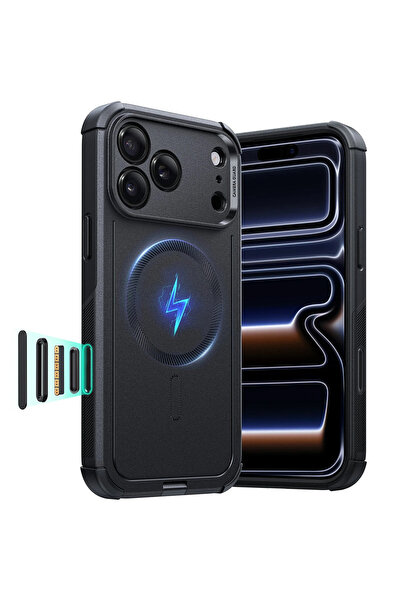 ESR Θήκη Cyber ​​Tough με κουμπί ελέγχου κάμερας Magsafe Black για iPhone 17 Pro