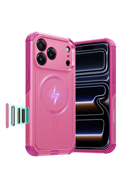 ESR Θήκη Cyber ​​Tough με κουμπί ελέγχου κάμερας Magsafe Pink iPhone 17 Pro