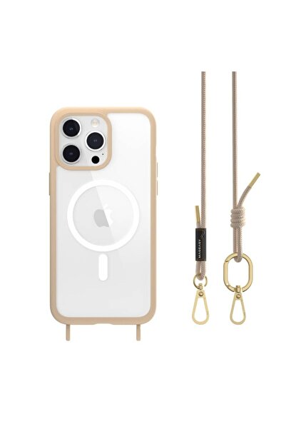 Other Θήκη MagEasy Roar M with Strap Magsafe Beige iPhone 15 Pro Max