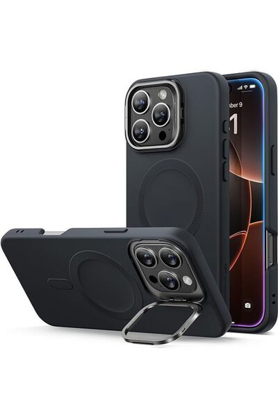 ESR Θήκη Cloud με Stash Stand HaloLock Magsafe Μαύρο για iPhone 16 Pro Max