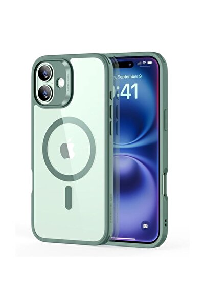 ESR Θήκη Classic Hybrid HaloLock MagSafe Clear Green για iPhone 16