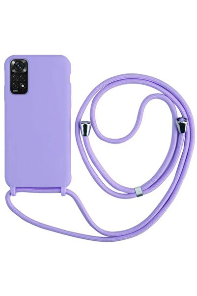 Orso Θήκη Liquid Silicone Κορδόνι Violet Xiaomi Redmi Note 12 Pro 4G