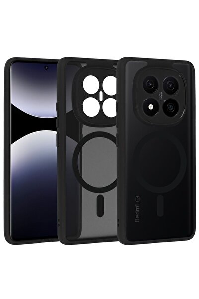 Orso Θήκη MagMat Frosted Black για Xiaomi Redmi Note 14 Pro+ 5G