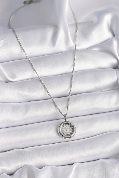 cleovibe 316L Steel Silver Color Chain Gold Model Necklace Siena