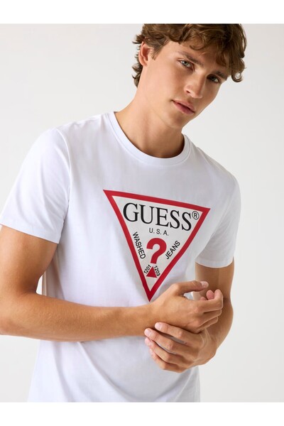 Guess Üçgen Logolu T-shirt M2YI71I3Z14