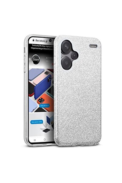 Orso Θήκη Hybrid Strass Silver Xiaomi Redmi Note 13 Pro+ 5G