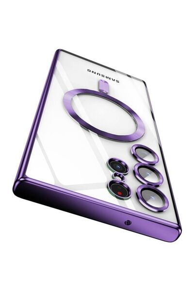 Orso Θήκη Magsafe Camera Protection Bare Look Purple Samsung Galaxy S23 Ultra
