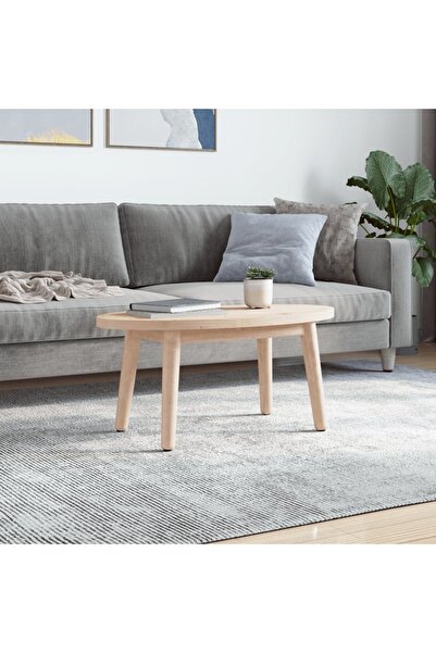 Concept Επιφάνεια τραπεζιού, 80x40x2,5 cm, μασίφ ξύλο πεύκου, οβάλ