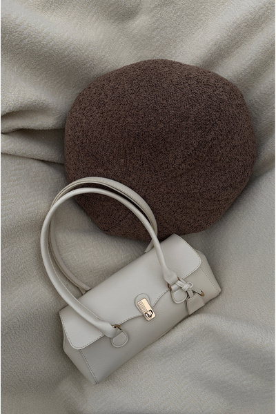 La La'Graccio Paris Γυναικεία τσάντα μπαγκέτα από μαλακό δέρμα La'Graccio Paris