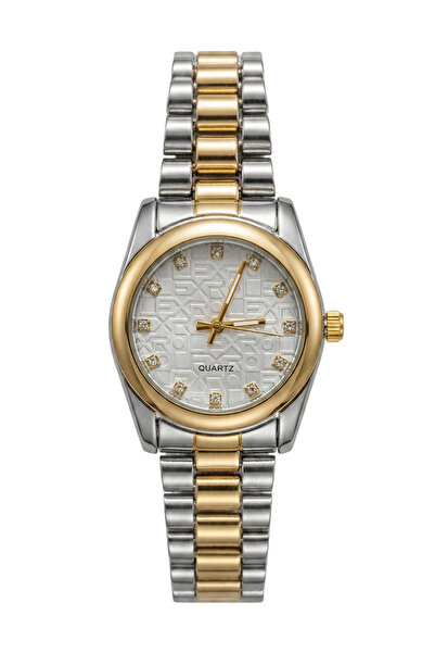 KLISHE Women's Steel Watch Gold & Silver Color Luxury Elegant Women's Wristwa...