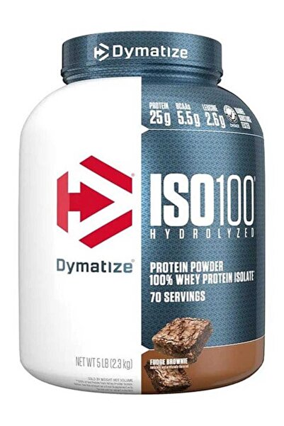 Dymatize ISO 100 0 Carb Whey Fudge Brownie, 5 lb