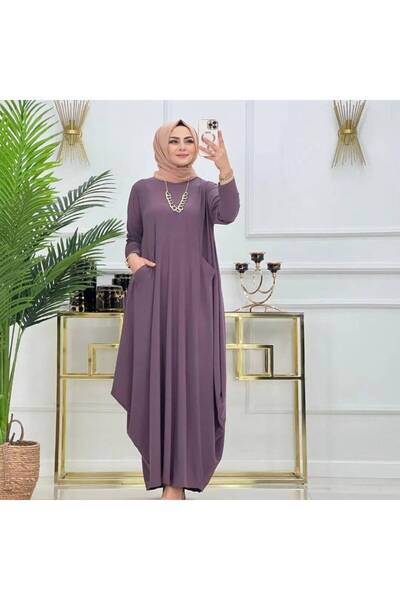 MODAMÜNASİP Sandy Pocketed Bodrum Dress