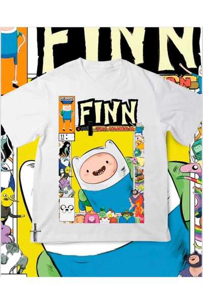 Toum Adventure Time Series Printed Unisex Oversized T-Shirt