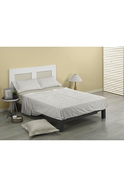 CUCA Estela Duvet Cover Set set – “Cuca Piedra”, 4 pieces, 50% Cotton – 50% P...