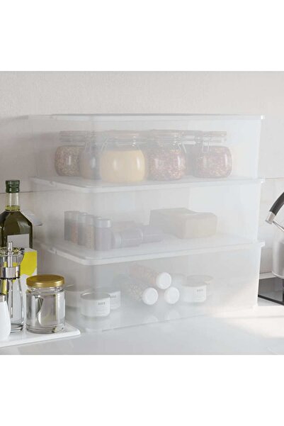 Concept Πλαστικά κουτιά αποθήκευσης, 3 τεμ., 25 λίτρα, στοιβαζόμενα