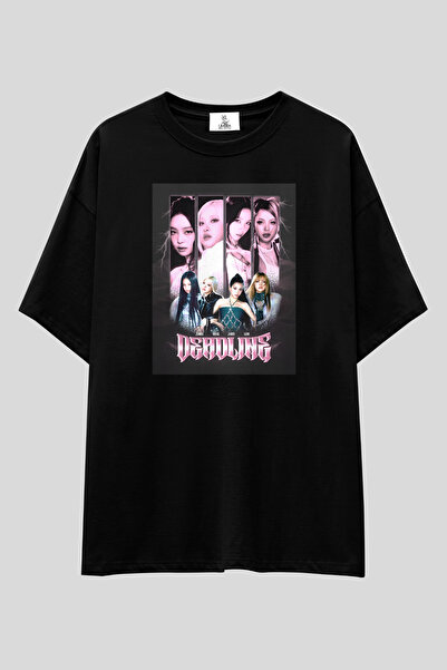 UmbraWear تي شيرت من مجموعة BLACKPINK "Deadline" |   تي شيرت للجنسين 100% قطن...