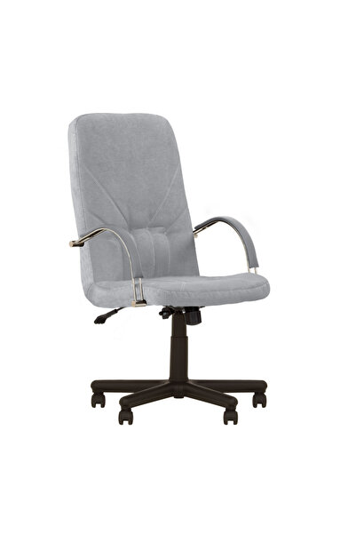 Concept Mobili Scaun directorial MAVIS, mecanism Anyfix, textil microfibra, Gri