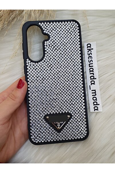 ZB Aksesuarda Moda Samsung Galaxy A36 Compatible Luxury Full Stone Branded Case