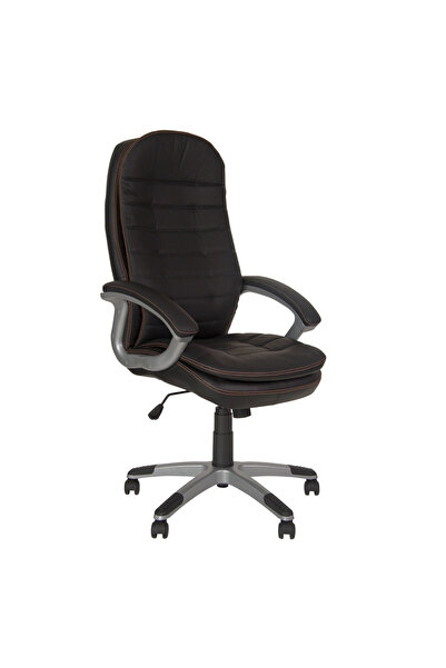 Concept Mobili Εκτελεστική καρέκλα EXPRESS, μαύρη οικολογική - Δερμάτινο