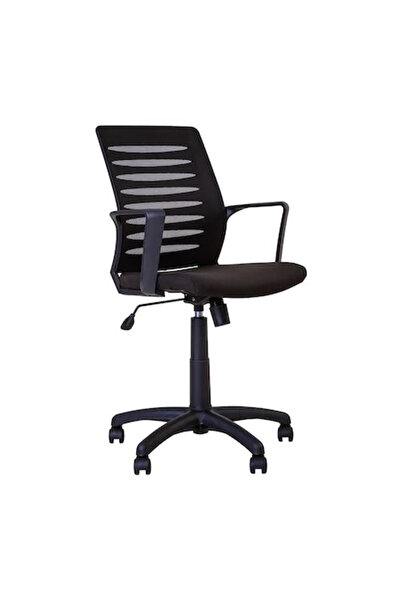 Concept Mobili Καρέκλα γραφείου MASTER GTP, με μπράτσα, πλέγμα/ύφασμα, μαύρη