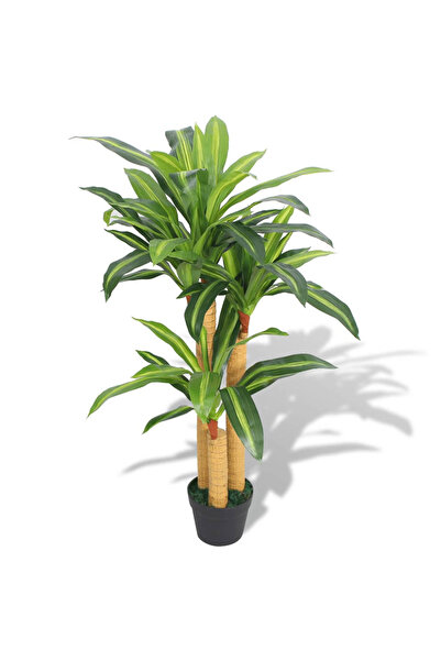 Concept Τεχνητό φυτό Δράκαινα με γλάστρα, 100 cm, πράσινο