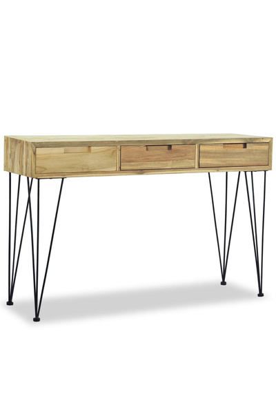 Concept Τραπέζι κονσόλας, 120x35x76 εκ., μασίφ teak