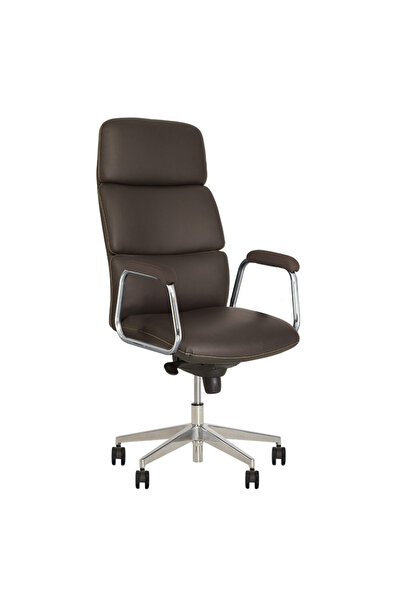 Concept Mobili Διευθύνουσα καρέκλα VEGAS, σκούρο καφέ, οικολογικό Δερμάτινο