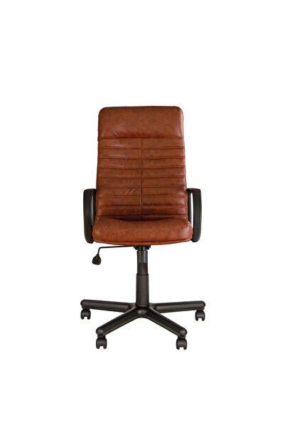 Concept Mobili Διευθύνουσα καρέκλα TOROS, καφέ οικολογικό Δερμάτινο