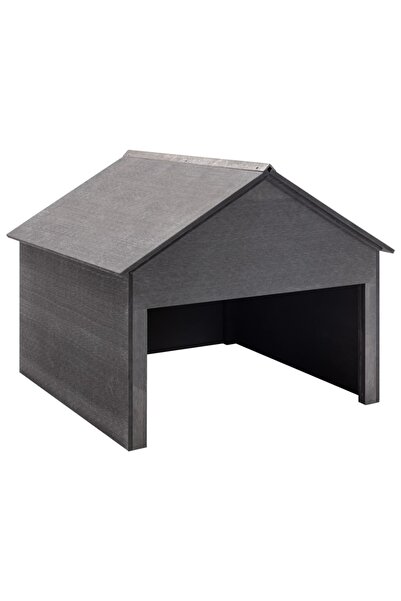 Concept Γκαράζ χλοοκοπτικής μηχανής, γκρι, 80x80x70 cm, WPC